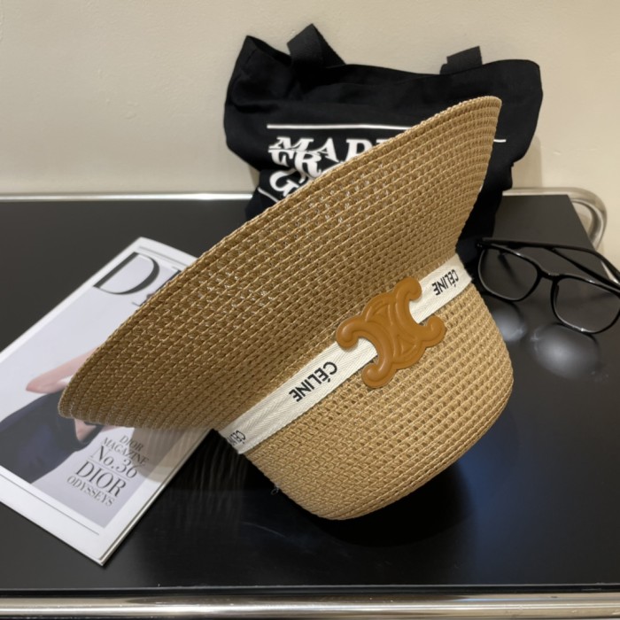 Celine Womens Hats Luxury Brand Design Celine Straw Hat with Original Box Whatsapp 【+1-3239614486】