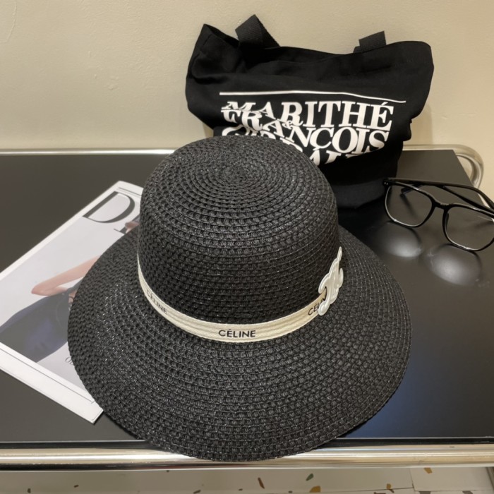 Celine Womens Hats Luxury Brand Design Celine Straw Hat with Original Box Whatsapp 【+1-3239614486】