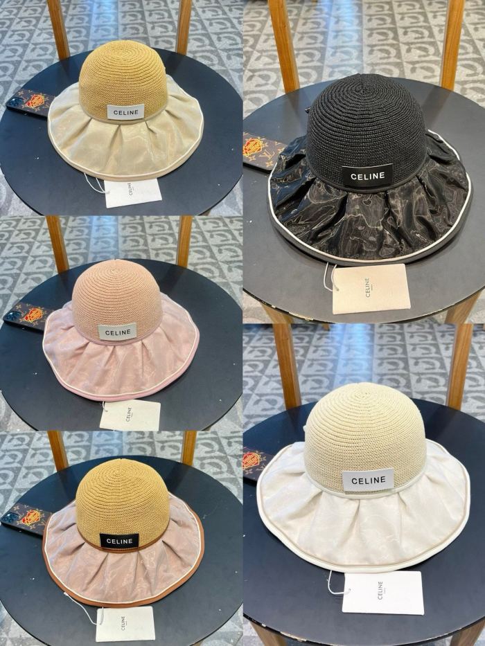 Celine Womens Hats Luxury Brand Design Celine Bucket Hat with Original Box Whatsapp 【+1-3239614486】