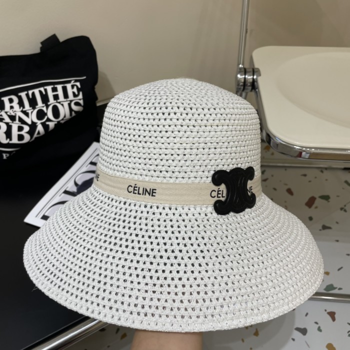 Celine Womens Hats Luxury Brand Design Celine Straw Hat with Original Box Whatsapp 【+1-3239614486】