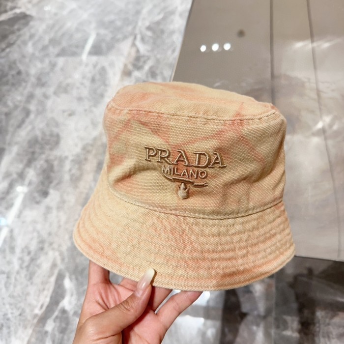 Prada Men Womens Hats Luxury Brand Design Prada Bucket Hat with Original Box Whatsapp【+1-3239614486】