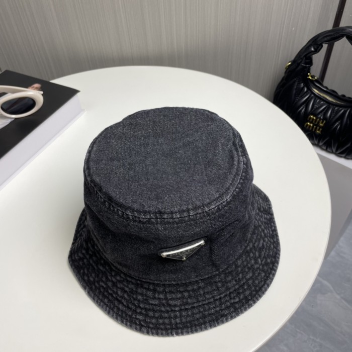 Prada Men Womens Hats Luxury Brand Design Prada Bucket Hat with Original Box Whatsapp【+1-3239614486】