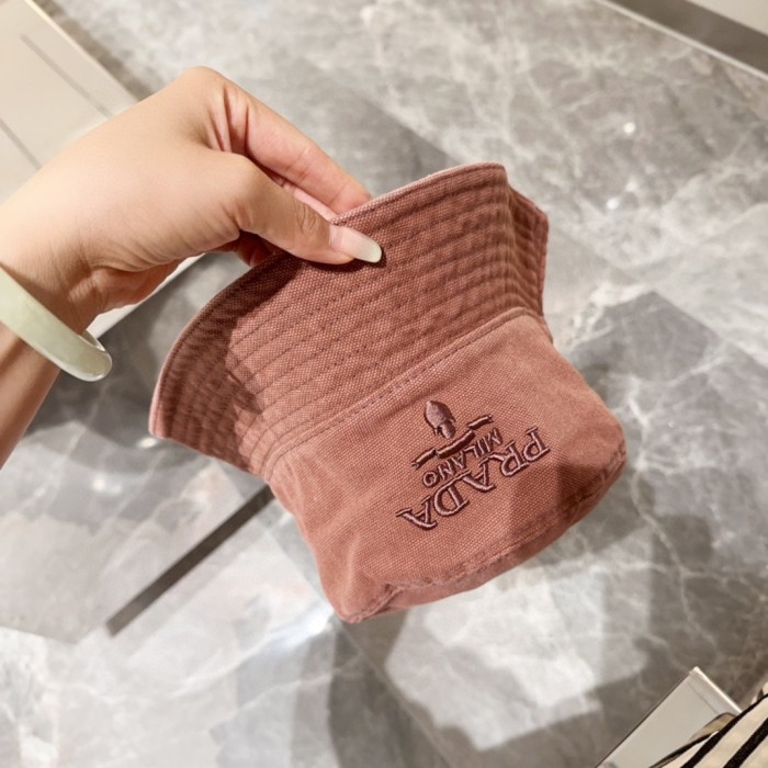 Prada Men Womens Hats Luxury Brand Design Prada Bucket Hat with Original Box Whatsapp【+1-3239614486】