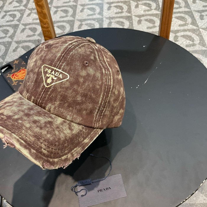 Prada Men Womens Hats Luxury Brand Design Prada Baseball Hat with Original Box Whatsapp【+1-3239614486】