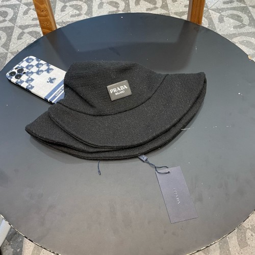 Prada Womens Hats Luxury Brand Design Prada Bucket Hat with Original Box Whatsapp【+1-3239614486】