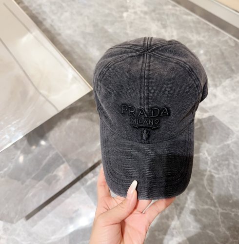 Prada Men Womens Hats Luxury Brand Design Prada Baseball Hat with Original Box Whatsapp【+1-3239614486】