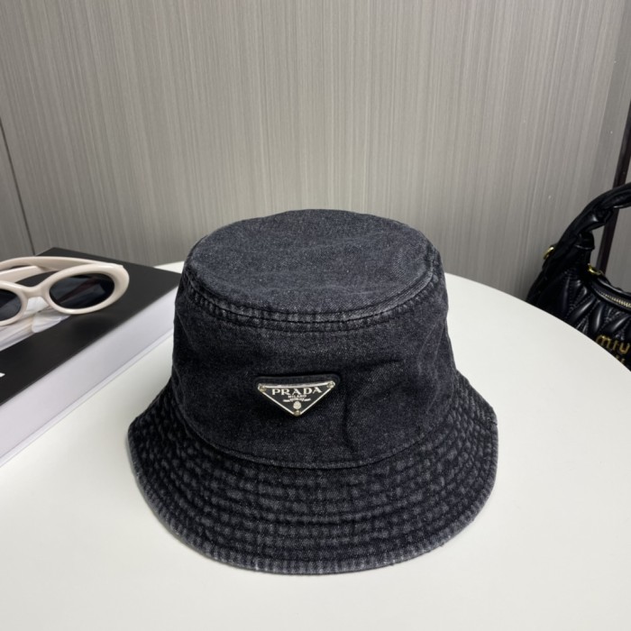 Prada Men Womens Hats Luxury Brand Design Prada Bucket Hat with Original Box Whatsapp【+1-3239614486】