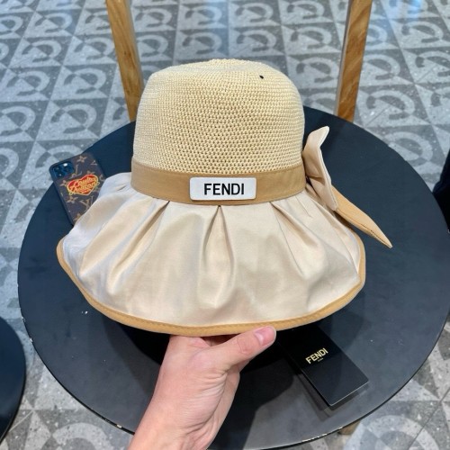 Fendi Womens Bucket Hat Luxury Brand Design Fendi Cap with Original Box Whatsapp 【+1-3239614486】