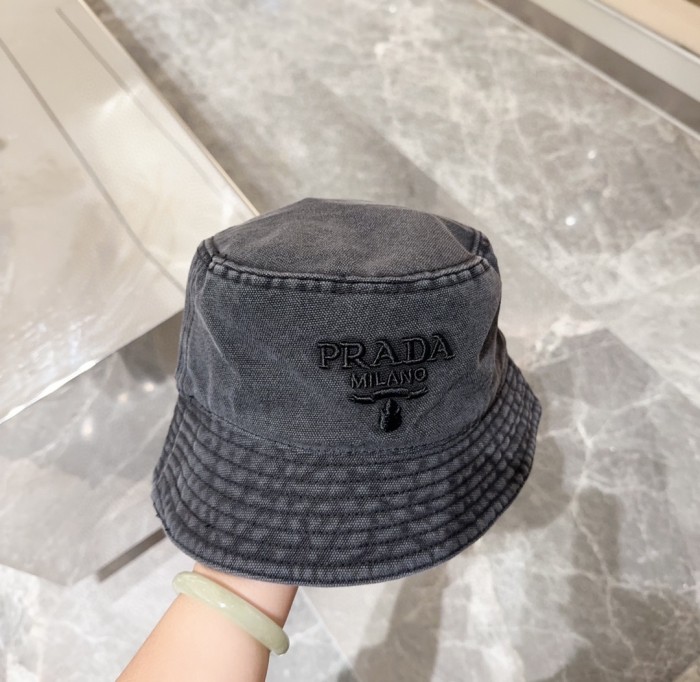 Prada Men Womens Hats Luxury Brand Design Prada Bucket Hat with Original Box Whatsapp【+1-3239614486】