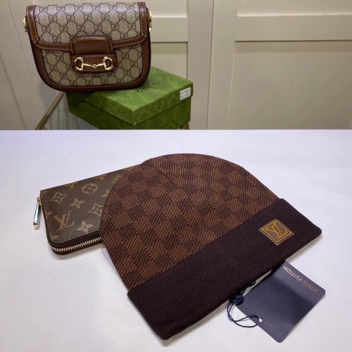 Louis Vuitton Womens Mens Cap Knit Hat Luxury Brand with Original Box Whatsapp 【+1-3239614486】