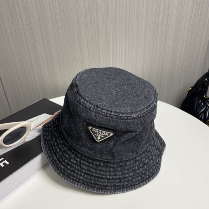 Prada Men Womens Hats Luxury Brand Design Prada Bucket Hat with Original Box Whatsapp【+1-3239614486】