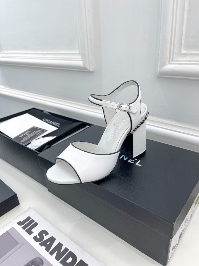 Chanel Womens Shoes Sandals Slippers Luxury Brand Design with Original Box 8.5cm Heel Women Slippers with Original Box whatsapp【+1-3239614486】