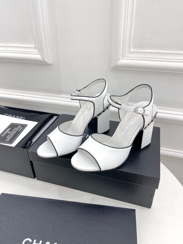 Chanel Womens Shoes Sandals Slippers Luxury Brand Design with Original Box 8.5cm Heel Women Slippers with Original Box whatsapp【+1-3239614486】