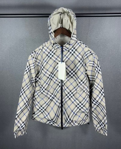 Burberry Women Mens Coat Hoodie Luxury Brand Mens Reversible Check Jacket 80872181 Top Quality Whatsapp【+1-3239614486】
