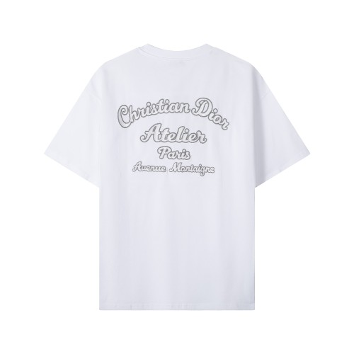 Doir Luxury Brand Women Mens Short Sleeve T-Shirt Relaxed-Fit Christian Dior Atelier T-Shirt 293J645A0677_C088 Whatsapp 【+1-3239614486】