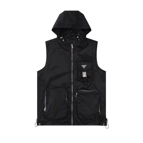 Prada Men Womens Coat Sleeveless Jacket Luxury Brand Womens Jackets Top Quality Whatsapp【+1-3239614486】