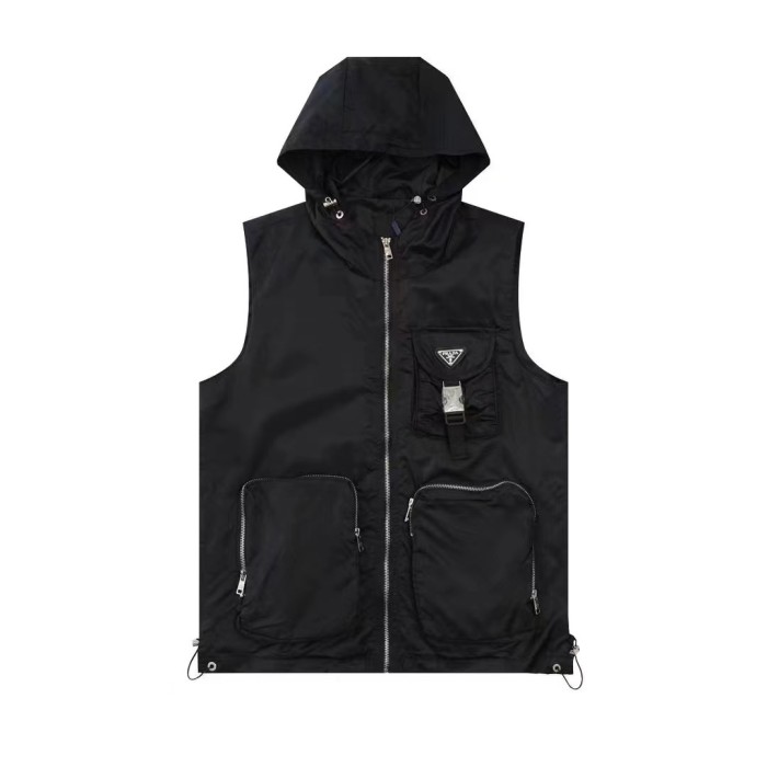 Prada Men Womens Coat Sleeveless Jacket Luxury Brand Womens Jackets Top Quality Whatsapp【+1-3239614486】