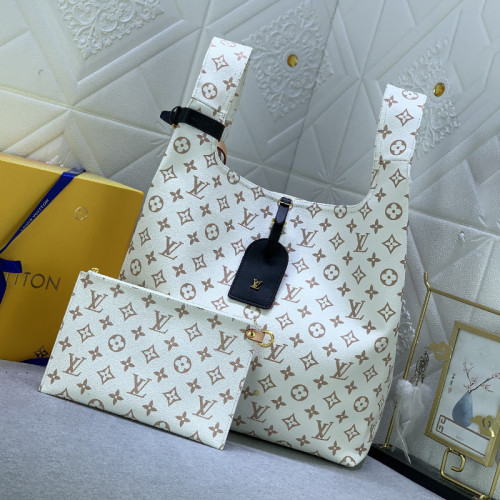 Louis Vuitton Womens Bags Shoulder Bag Luxury Brand Atlantis GM Monogram Canvas with Original Box Whatsapp【+1-3239614486】