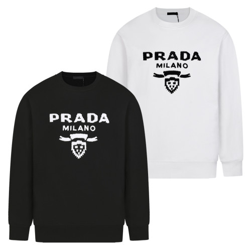 Prada Women Mens Long Sleeve T Shirts Sweatshirt Luxury Brand Mens Sweatshirts Whatsapp【+1-3239614486】