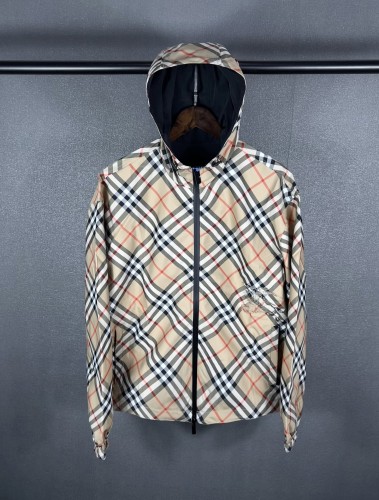 Burberry Women Mens Coat Hoodie Luxury Brand Mens Reversible Check Jacket 80872191 Top Quality Whatsapp【+1-3239614486】