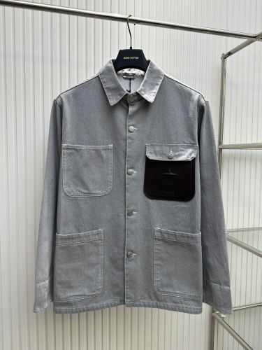 Dior x Stone Island Men Womens Coat Jackets Luxury Brand Mens Denim Jacket Top Quality Whatsapp【+1-3239614486】
