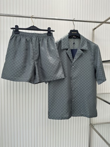 Louis Vuitton Luxury Brand Mens Pant Short Drawstring Jacquard Silk-Blend Shorts 1AFRKG Whatsapp 【+1-3239614486】