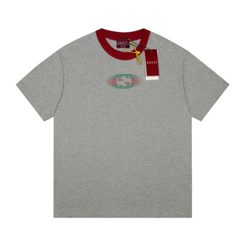Gucci Luxury Brand Women Mens Short Sleeve T-Shirt COTTON JERSEY T-SHIRT Whatsapp 【+1-3239614486】