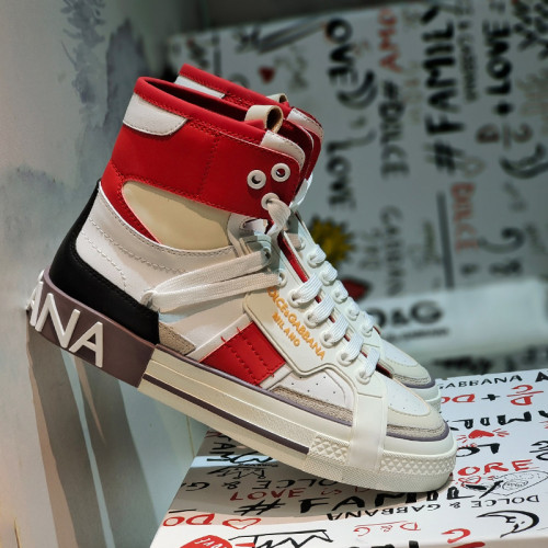 Dolce&Gabbana Men Shoes Sneakers Luxury Brand Calfskin Custom 2.Zero sneakers in Mixed Materials CS1973AQ7128S453 with Original Box Whatsapp 【+1-3239614486】