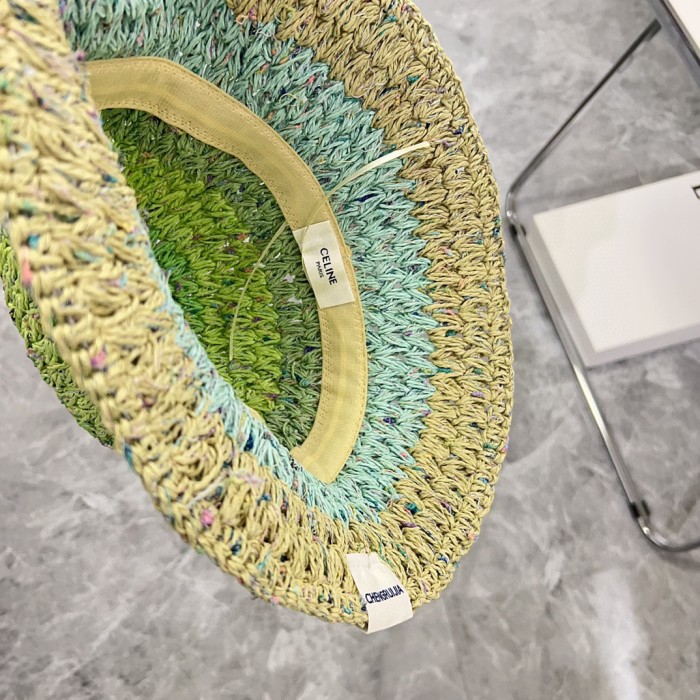 Celine Womens Hats Luxury Brand Design Celine Bucket Hat Straw Hat with Original Box Whatsapp 【+1-3239614486】