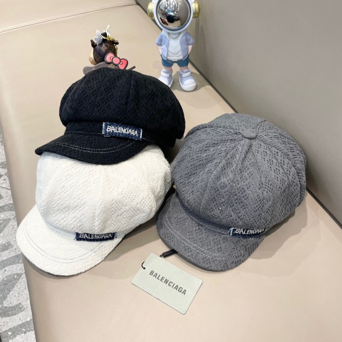 Balenciaga Womens Hats Luxury Brand Design Balenciaga Beret Hat with Original Box Whatsapp 【+1-3239614486】