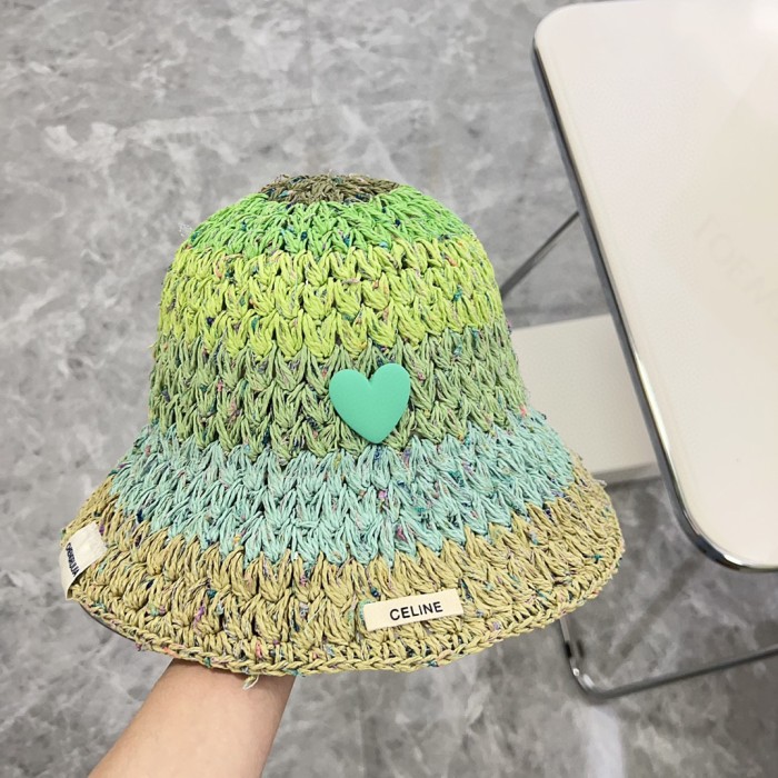 Celine Womens Hats Luxury Brand Design Celine Bucket Hat Straw Hat with Original Box Whatsapp 【+1-3239614486】
