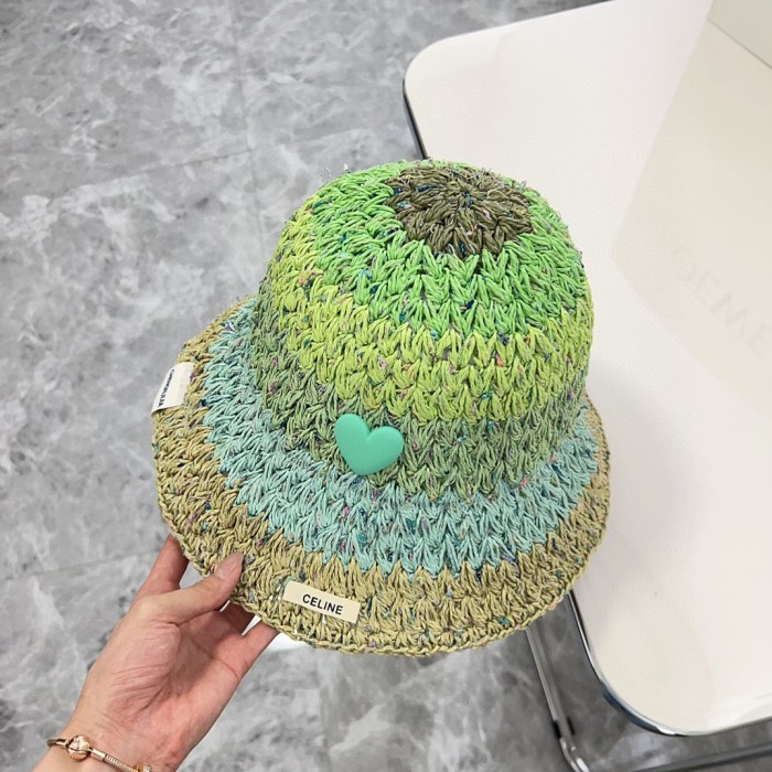 Celine Womens Hats Luxury Brand Design Celine Bucket Hat Straw Hat with Original Box Whatsapp 【+1-3239614486】