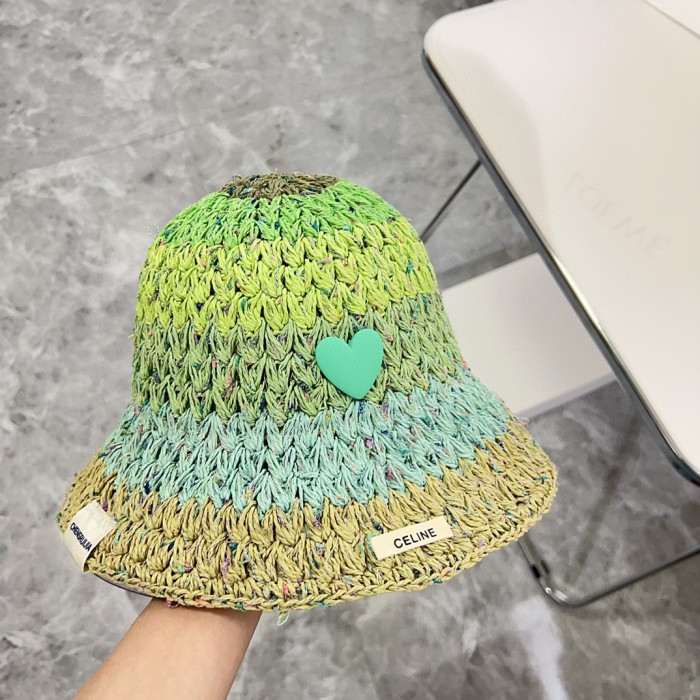 Celine Womens Hats Luxury Brand Design Celine Bucket Hat Straw Hat with Original Box Whatsapp 【+1-3239614486】