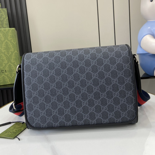 Gucci Mens Bags Crossbody Shoulder Messenger Bags Luxury Brand GG cross-body bag in black GG Supreme 792124 FADJA 1042 with Original Box Whatsapp【+1-3239614486】