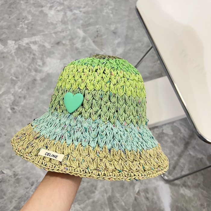 Celine Womens Hats Luxury Brand Design Celine Bucket Hat Straw Hat with Original Box Whatsapp 【+1-3239614486】