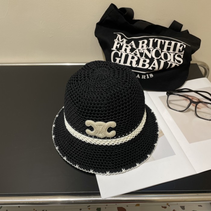 Celine Womens Hats Luxury Brand Design Celine Bucket Hat with Original Box Whatsapp 【+1-3239614486】