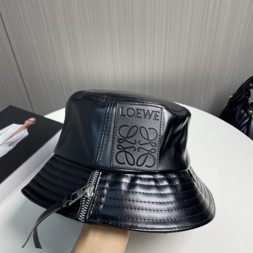 Loewe Womens Bucket Hat Luxury Brand Design Loewe Hats Fisherman hat in nappa calfskin  with Original Box Whatsapp 【+1-3239614486】