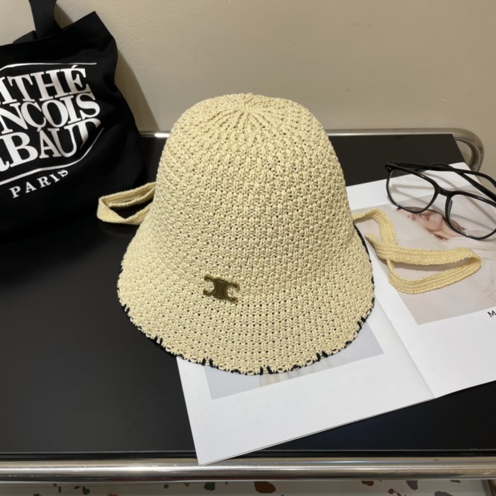 Celine Womens Hats Luxury Brand Design Celine Bucket Hat with Original Box Whatsapp 【+1-3239614486】