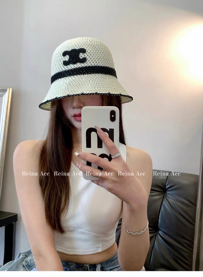 Celine Womens Hats Luxury Brand Design Celine Bucket Hat with Original Box Whatsapp 【+1-3239614486】