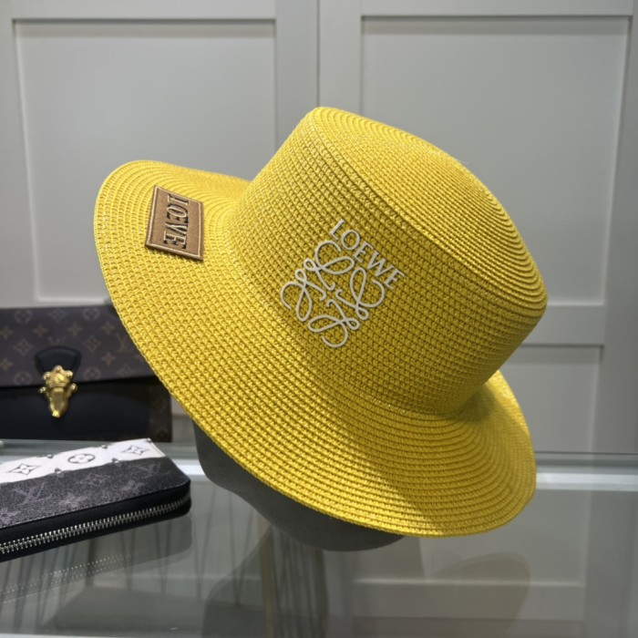 Loewe Womens Straw Hat Luxury Brand Design Loewe Hats with Original Box Whatsapp 【+1-3239614486】