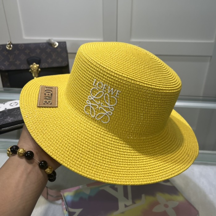 Loewe Womens Straw Hat Luxury Brand Design Loewe Hats with Original Box Whatsapp 【+1-3239614486】