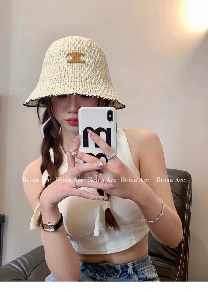 Celine Womens Hats Luxury Brand Design Celine Bucket Hat with Original Box Whatsapp 【+1-3239614486】