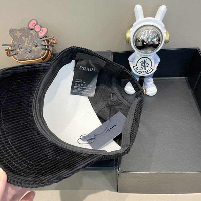 Prada Womens Hats Luxury Brand Design Prada Baseball Hat with Original Box Whatsapp【+1-3239614486】