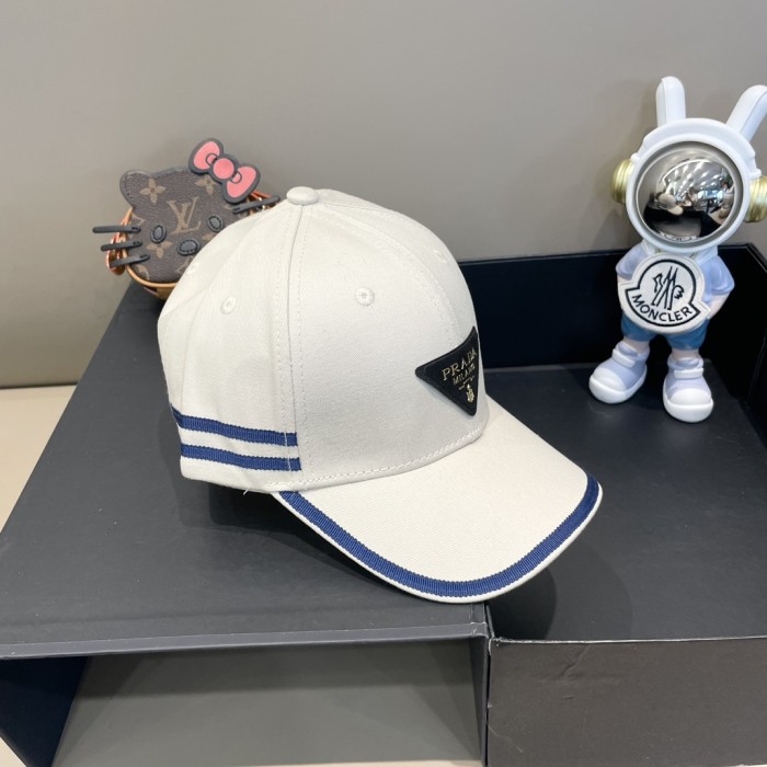 Prada Men Womens Hats Luxury Brand Design Prada Baseball Hat with Original Box Whatsapp【+1-3239614486】