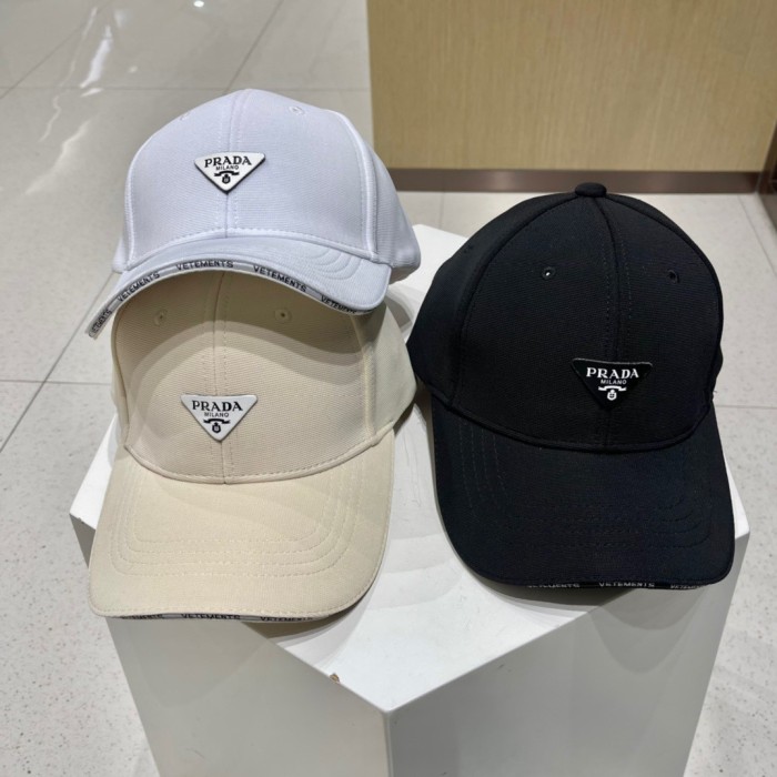 Prada Men Womens Hats Luxury Brand Design Prada Baseball Hat with Original Box Whatsapp【+1-3239614486】