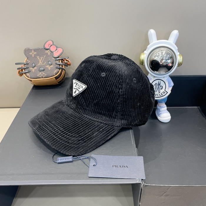 Prada Womens Hats Luxury Brand Design Prada Baseball Hat with Original Box Whatsapp【+1-3239614486】