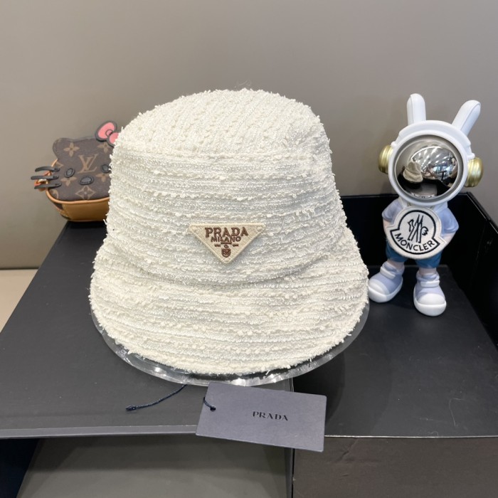 Prada Men Womens Hats Luxury Brand Design Prada Bucket Hat with Original Box Whatsapp【+1-3239614486】
