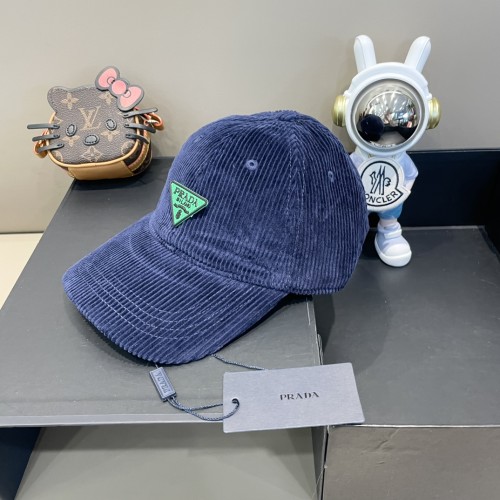 Prada Womens Hats Luxury Brand Design Prada Baseball Hat with Original Box Whatsapp【+1-3239614486】