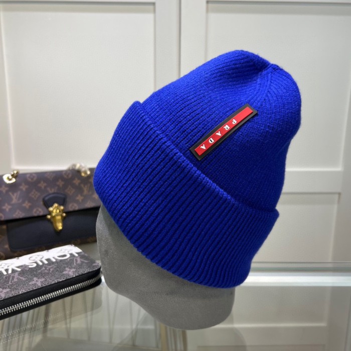 Prada Men Womens Hats Luxury Brand Design Prada Knit Hat with Original Box Whatsapp【+1-3239614486】