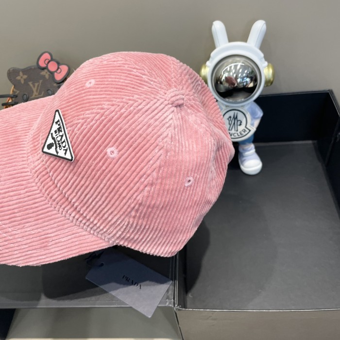 Prada Womens Hats Luxury Brand Design Prada Baseball Hat with Original Box Whatsapp【+1-3239614486】
